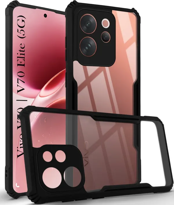 Back_Case_Cover_For_Vivo_V70_5g_V70_Elite_5g_Slim_Anti_Yellow_Protective_Shock_Proof_Bumper_Hybrid_Pc_With_Tpu_Frame_Transparent_Clear