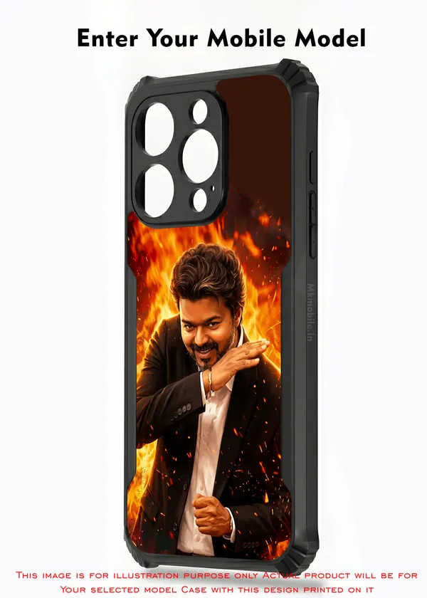 Cm_C_Joseph_Vijay_Thalapathy_Tvk_On_Fire_Design_Printed_Bumper_Glossy_Back_Case_Cover_With_Camera_Protection_Mk000551_Ip