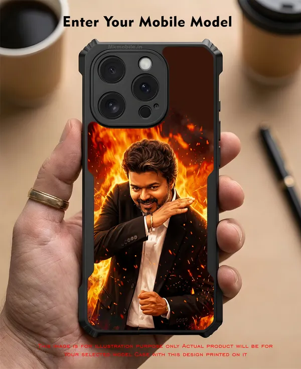 Cm_C_Joseph_Vijay_Thalapathy_Tvk_On_Fire_Design_Printed_Bumper_Glossy_Back_Case_Cover_With_Camera_Protection_Mk000551_Ip