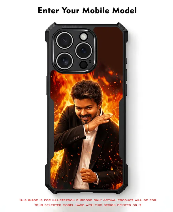 Cm_C_Joseph_Vijay_Thalapathy_Tvk_On_Fire_Design_Printed_Bumper_Glossy_Back_Case_Cover_With_Camera_Protection_Mk000551_Ip