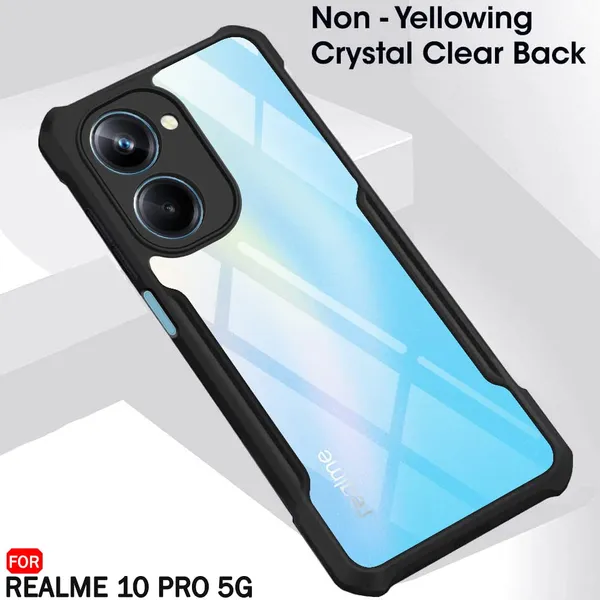 Back_Case_Cover_For_Realme_10_5g_Slim_Anti_Yellow_Protective_Shock_Proof_Bumper_Hybrid_Pc_With_Tpu_Frame_Transparent_Clear