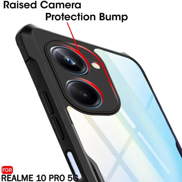 Back_Case_Cover_For_Realme_10_5g_Slim_Anti_Yellow_Protective_Shock_Proof_Bumper_Hybrid_Pc_With_Tpu_Frame_Transparent_Clear