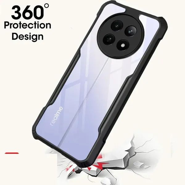 Back_Case_Cover_For_Realme_13_Pro_Plus__Slim_Anti_Yellow_Protective___Shockproof_Bumper___Hybrid_Pc_Plus_Tpu_Frame___Transparent_Clear