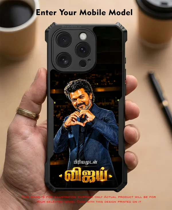 Indian_Actor_Thalapathy_Vijay_In_Blue_Coat_Suit_Showing_Heart_Symbol_With_Priyamudan_Vijay_Design_Printed_Bumper_Glossy_Back_Case_Cover_With_Camera_Protection_Mk000568_Ip