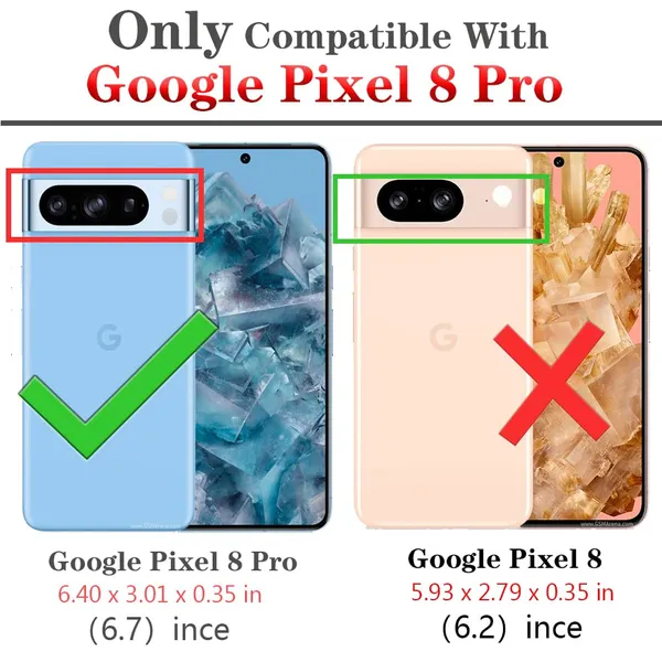 Back_Case_Cover_For_Google_Pixel_8_Pro__Slim_Anti_Yellow_Protective___Shockproof_Bumper___Hybrid_Pc_Plus_Tpu_Frame___Transparent_Clear