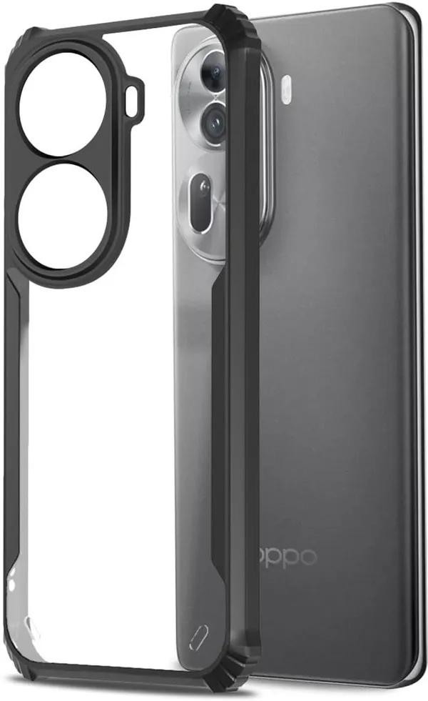 Back_Case_Cover_For_Oppo_Reno_11_Pro_5g_Reno_11_5g_Slim_Anti_Yellow_Protective_Shock_Proof_Bumper_Hybrid_Pc_With_Tpu_Frame_Transparent_Clear
