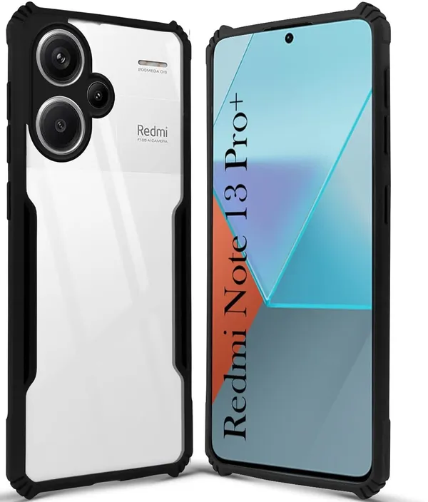 Back_Case_Cover_For_Redmi_Note_13_Pro_Plus__Slim_Anti_Yellow_Protective___Shockproof_Bumper___Hybrid_Pc_Plus_Tpu_Frame___Transparent_Clear