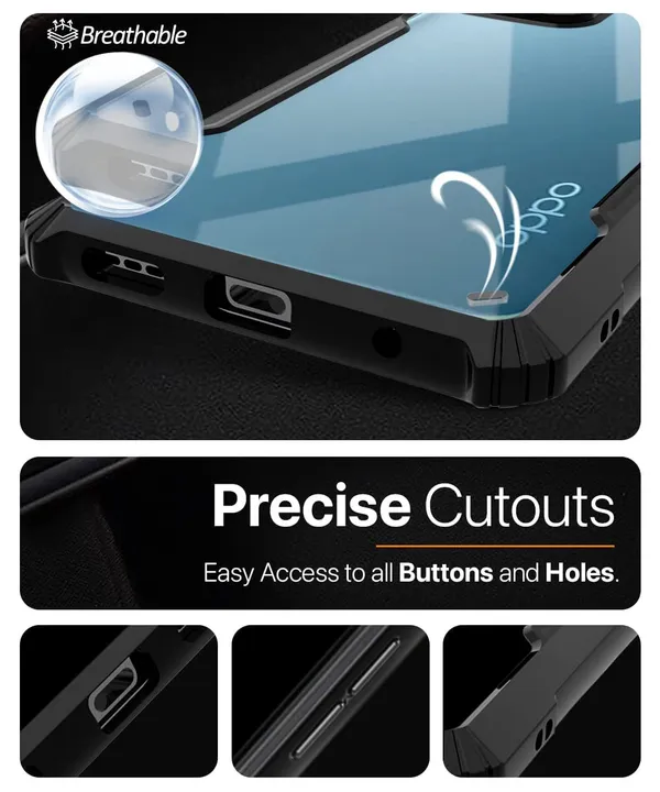 Back_Case_Cover_For_Oppo_A15__A15s_Slim_Anti_Yellow_Protective_Shock_Proof_Bumper_Hybrid_Pc_With_Tpu_Frame_Transparent_Clear