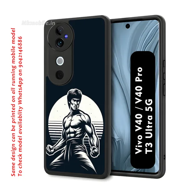 Martial_Arts_Fighter_Graphic_Dark_Design_Printed_Premium_Glossy_Back_Case_Cover_With_Camera_Protection_For_Vivo_V40_5G_/_V40_Pro_5G_/_T3_Ultra_5G_Mk000002_Bx