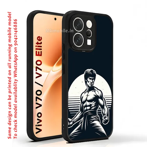 Martial_Arts_Fighter_Graphic_Dark_Design_Printed_Premium_Glossy_Back_Case_Cover_With_Camera_Protection_For_Vivo_V70_5G_/_V70_5G_Elite_Mk000002_Bx