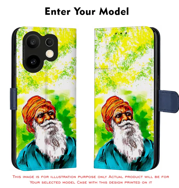 Nammalvar_Watercolor_Portrait_Design_Printed_Flip_Case_Cover_With_Camera_Protection_Mk000003_Fcuv