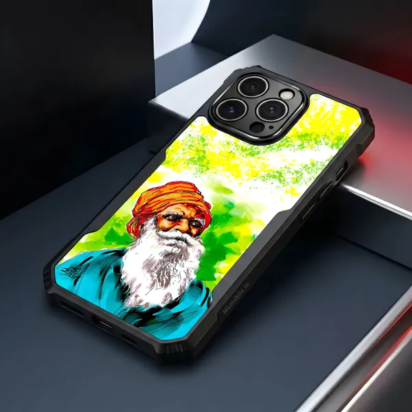 Nammalvar_Watercolor_Portrait_Design_Printed_Bumper_Glossy_Back_Case_Cover_With_Camera_Protection_Mk000003_Ip