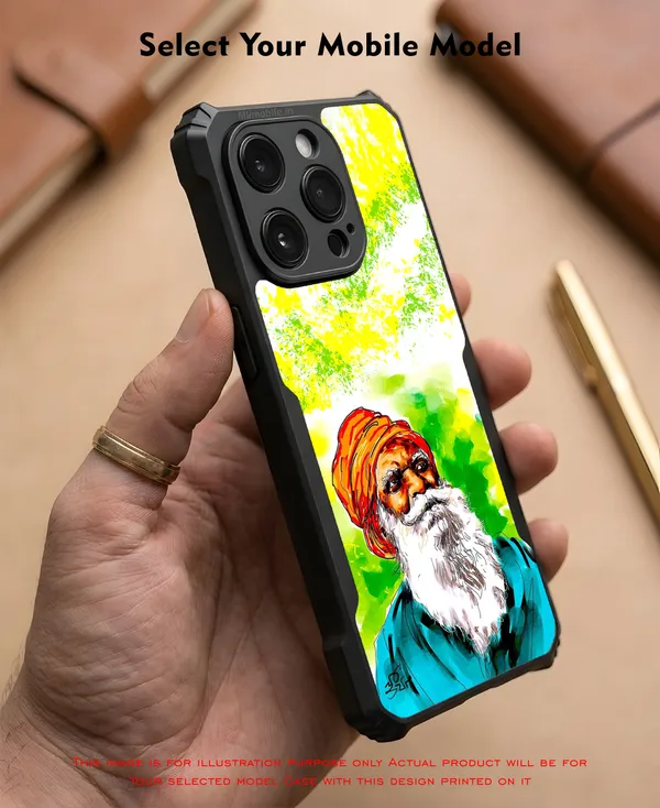 Nammalvar_Watercolor_Portrait_Design_Printed_Bumper_Glossy_Back_Case_Cover_With_Camera_Protection_Mk000003_Ip
