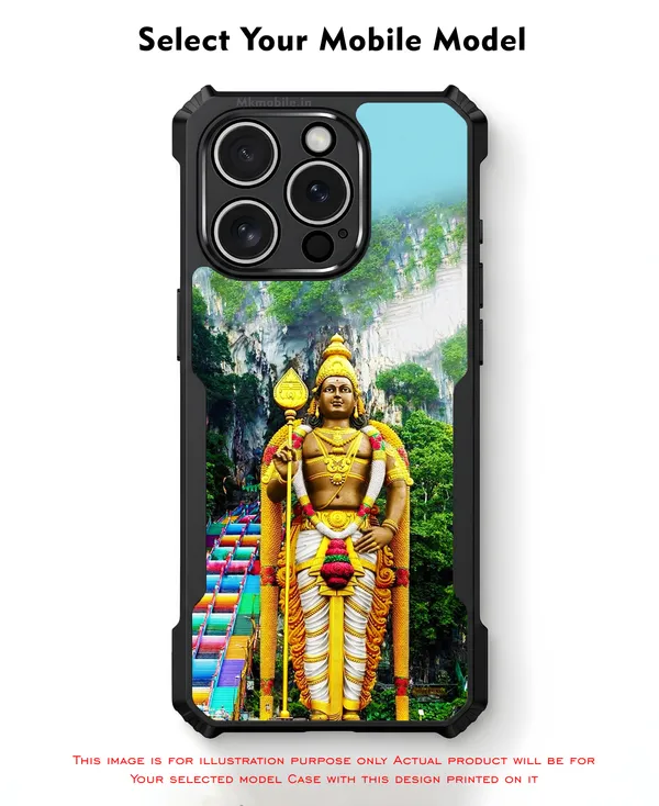 Lord_Murugan_Batu_Caves_Design_Printed_Bumper_Glossy_Back_Case_Cover_With_Camera_Protection_Mk000006_Ip