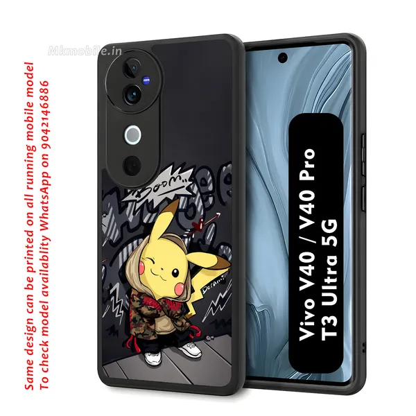 Multicolor_Pikachu_Graphic_Design_Printed_Premium_Glossy_Back_Case_Cover_With_Camera_Protection_For_Vivo_V40_5G_/_V40_Pro_5G_/_T3_Ultra_5G_Mk000008_Bx