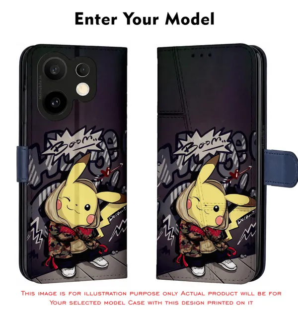 Multicolor_Pikachu_Graphic_Design_Printed_Flip_Case_Cover_With_Camera_Protection_Mk000008_Fcuv