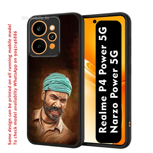 Asuran_Actor_Dhanush_Design_Printed_Premium_Glossy_Back_Case_Cover_With_Camera_Protection_For_Realme_P4_Power_5G_/_Narzo_Power_5G_Mk000010_Bx