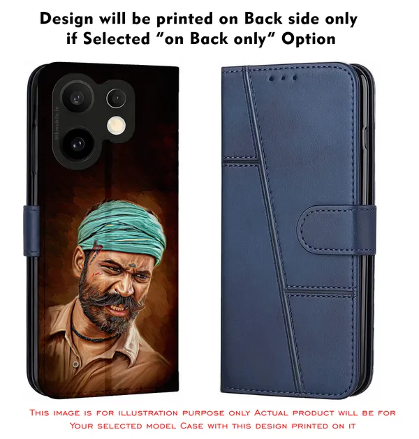Asuran_Actor_Dhanush_Design_Printed_Flip_Case_Cover_With_Camera_Protection_Mk000010_Fcuv