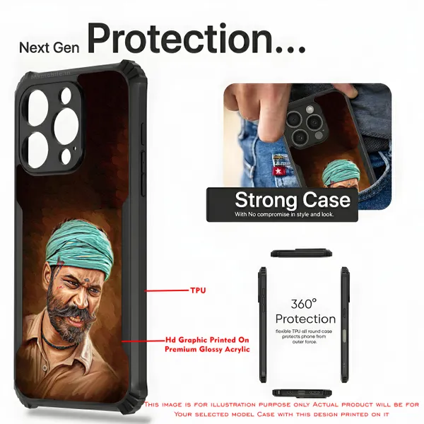 Asuran_Actor_Dhanush_Design_Printed_Bumper_Glossy_Back_Case_Cover_With_Camera_Protection_Mk000010_Ip