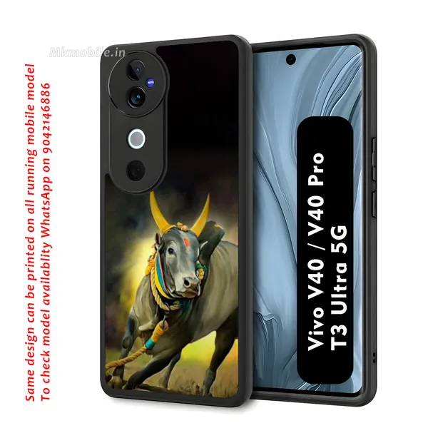 Black_Bull_Design_Printed_Premium_Glossy_Back_Case_Cover_With_Camera_Protection_For_Vivo_V40_5G_/_V40_Pro_5G_/_T3_Ultra_5G_Mk000013_Bx
