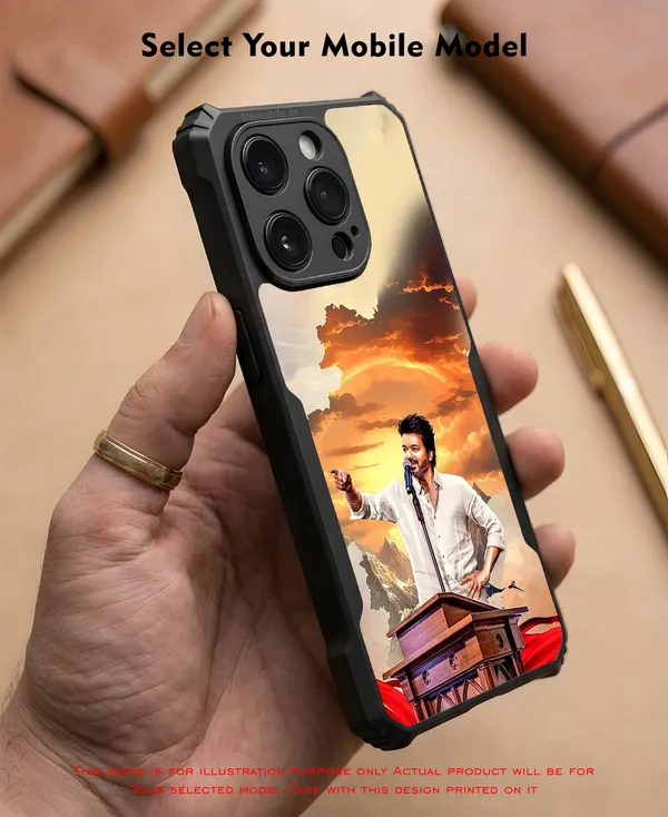Tvk_Cm_C_Joseph_Vijay_Thalapathy_Design_Printed_Bumper_Glossy_Back_Case_Cover_With_Camera_Protection_Mk000016_Ip