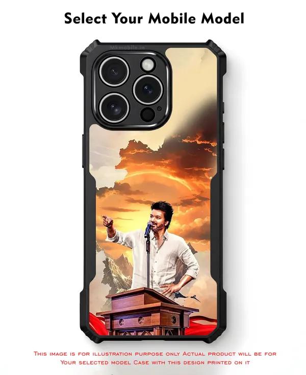Tvk_Cm_C_Joseph_Vijay_Thalapathy_Design_Printed_Bumper_Glossy_Back_Case_Cover_With_Camera_Protection_Mk000016_Ip