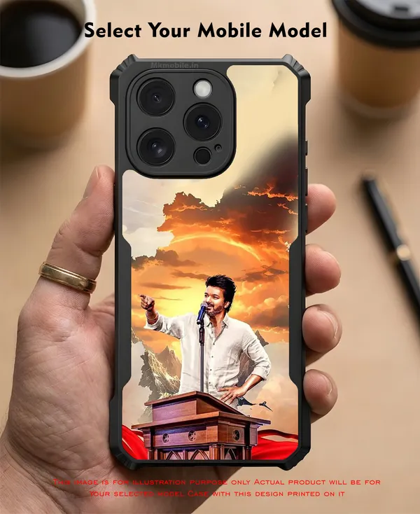 Tvk_Cm_C_Joseph_Vijay_Thalapathy_Design_Printed_Bumper_Glossy_Back_Case_Cover_With_Camera_Protection_Mk000016_Ip