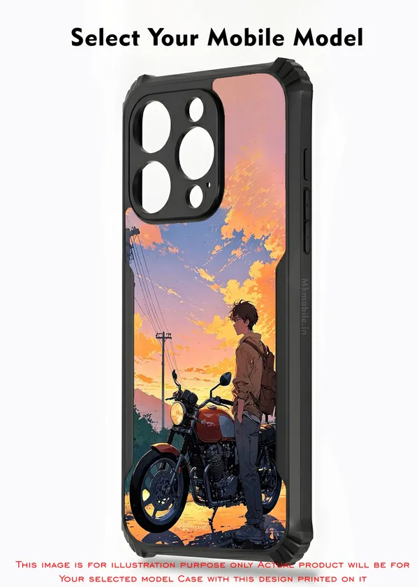 Anime_Sunset_Motorcycle_Rider_Design_Printed_Bumper_Glossy_Back_Case_Cover_With_Camera_Protection_Mk000023_Ip