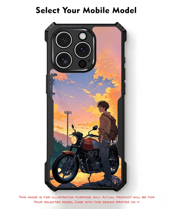 Anime_Sunset_Motorcycle_Rider_Design_Printed_Bumper_Glossy_Back_Case_Cover_With_Camera_Protection_Mk000023_Ip
