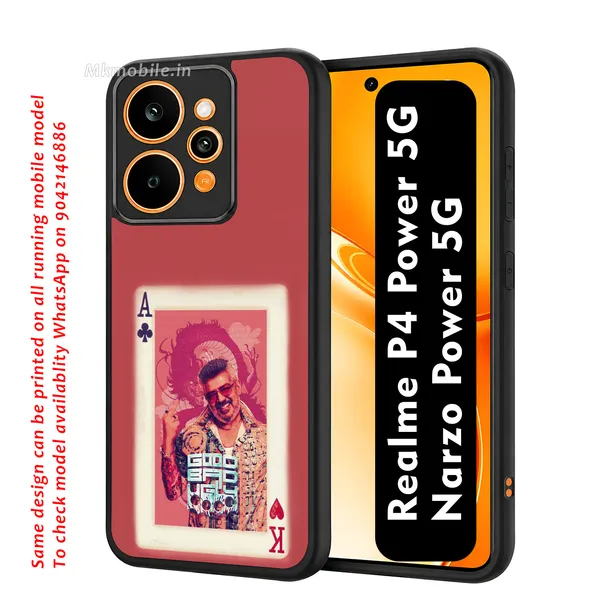 Ak_Ajith_Kumar_Thala_Playing_Card_Design_Printed_Premium_Glossy_Back_Case_Cover_With_Camera_Protection_For_Realme_P4_Power_5G_/_Narzo_Power_5G_Mk000025_Bx