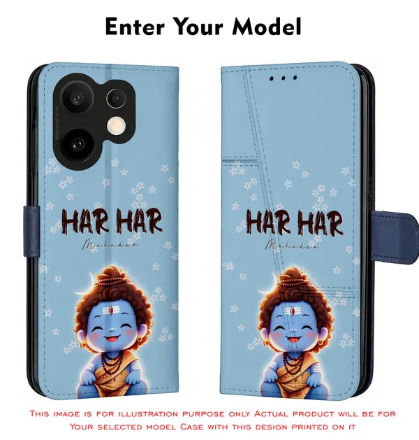 Blue_Har_Har_Mahadev_Shiva_Design_Printed_Flip_Case_Cover_With_Camera_Protection_Mk000029_Fcuv