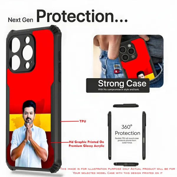 Tvk_Cm_C_Joseph_Vijay_Thalapathy_Design_Printed_Bumper_Glossy_Back_Case_Cover_With_Camera_Protection_Mk000031_Ip