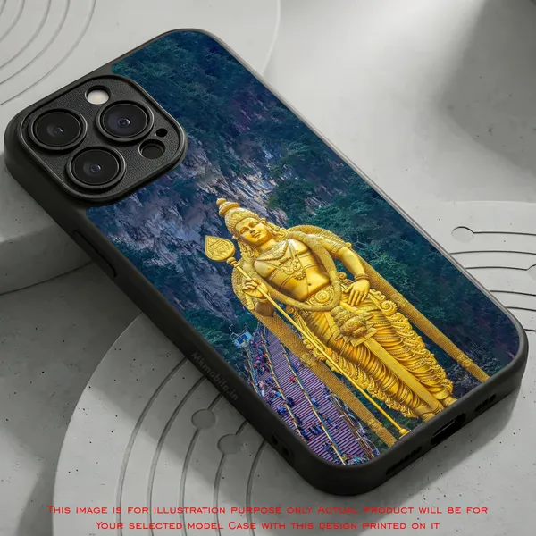 Lord_Murugan_Statue_Batu_Caves_Design_Printed_Premium_Glossy_Back_Case_Cover_With_Camera_Protection_Mk000040_Bx
