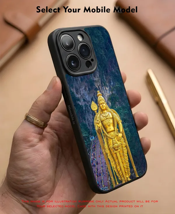 Lord_Murugan_Statue_Batu_Caves_Design_Printed_Premium_Glossy_Back_Case_Cover_With_Camera_Protection_Mk000040_Bx