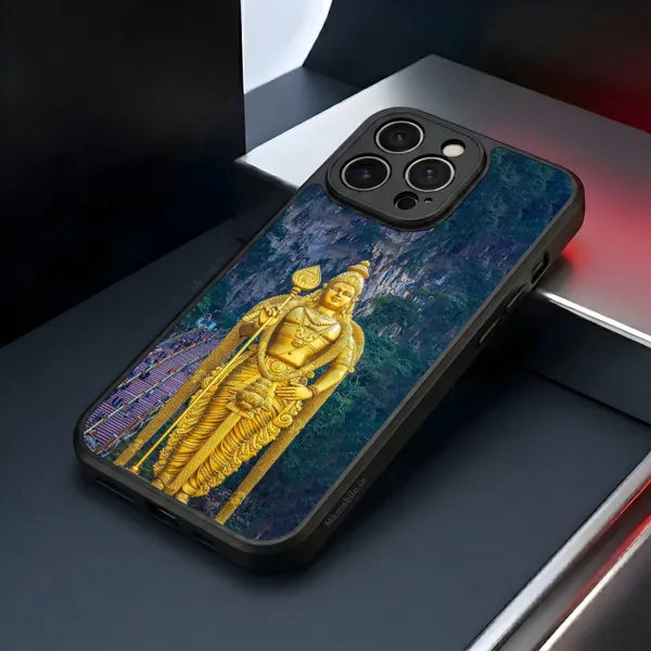 Lord_Murugan_Statue_Batu_Caves_Design_Printed_Premium_Glossy_Back_Case_Cover_With_Camera_Protection_Mk000040_Bx