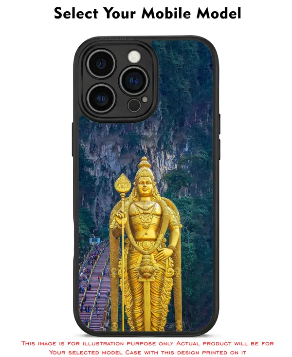 Lord_Murugan_Statue_Batu_Caves_Design_Printed_Premium_Glossy_Back_Case_Cover_With_Camera_Protection_Mk000040_Bx
