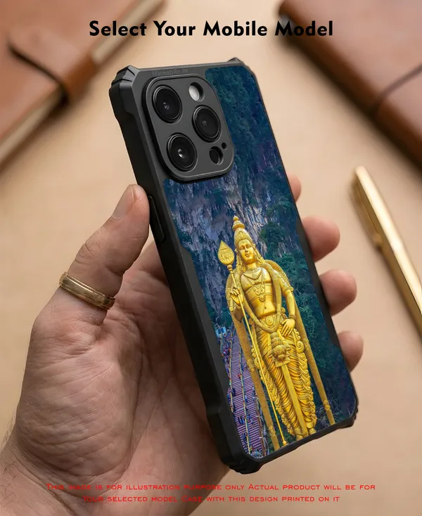 Lord_Murugan_Statue_Batu_Caves_Design_Printed_Bumper_Glossy_Back_Case_Cover_With_Camera_Protection_Mk000040_Ip