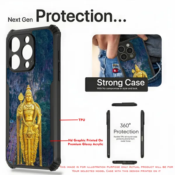 Lord_Murugan_Statue_Batu_Caves_Design_Printed_Bumper_Glossy_Back_Case_Cover_With_Camera_Protection_Mk000040_Ip