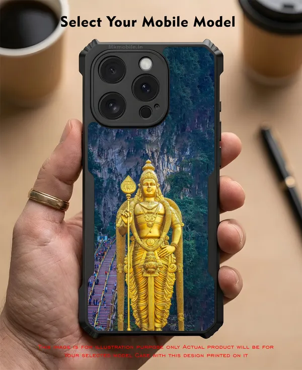 Lord_Murugan_Statue_Batu_Caves_Design_Printed_Bumper_Glossy_Back_Case_Cover_With_Camera_Protection_Mk000040_Ip