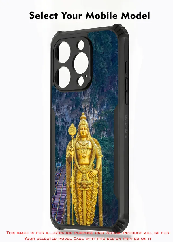 Lord_Murugan_Statue_Batu_Caves_Design_Printed_Bumper_Glossy_Back_Case_Cover_With_Camera_Protection_Mk000040_Ip