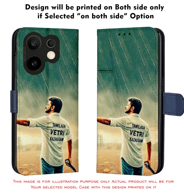 Tvk_Cm_C_Joseph_Vijay_Thalapathy_Design_Printed_Flip_Case_Cover_With_Camera_Protection_Mk000045_Fcuv
