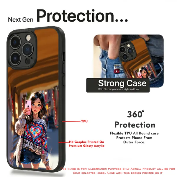 Boho_Cartoon_Girl_Design_Printed_Premium_Glossy_Back_Case_Cover_With_Camera_Protection_Mk000050_Bx