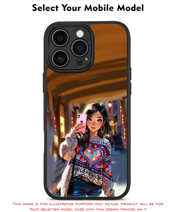 Boho_Cartoon_Girl_Design_Printed_Premium_Glossy_Back_Case_Cover_With_Camera_Protection_Mk000050_Bx