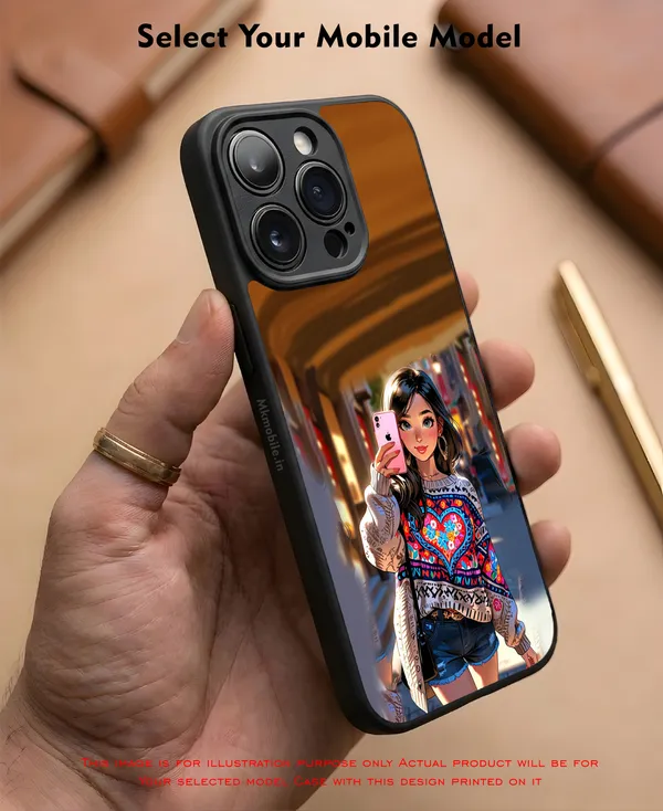 Boho_Cartoon_Girl_Design_Printed_Premium_Glossy_Back_Case_Cover_With_Camera_Protection_Mk000050_Bx