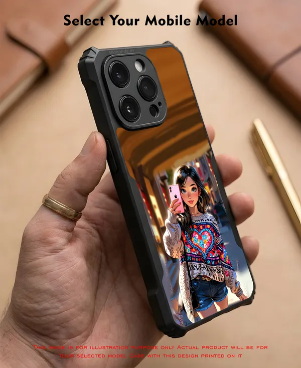 Boho_Cartoon_Girl_Design_Printed_Bumper_Glossy_Back_Case_Cover_With_Camera_Protection_Mk000050_Ip
