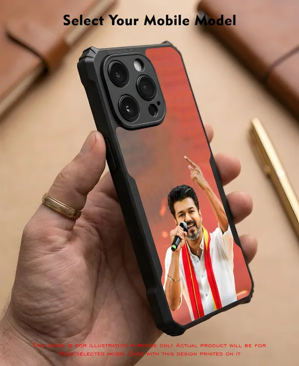 Tvk_Cm_C_Joseph_Vijay_Thalapathy_Design_Printed_Bumper_Glossy_Back_Case_Cover_With_Camera_Protection_Mk000051_Ip
