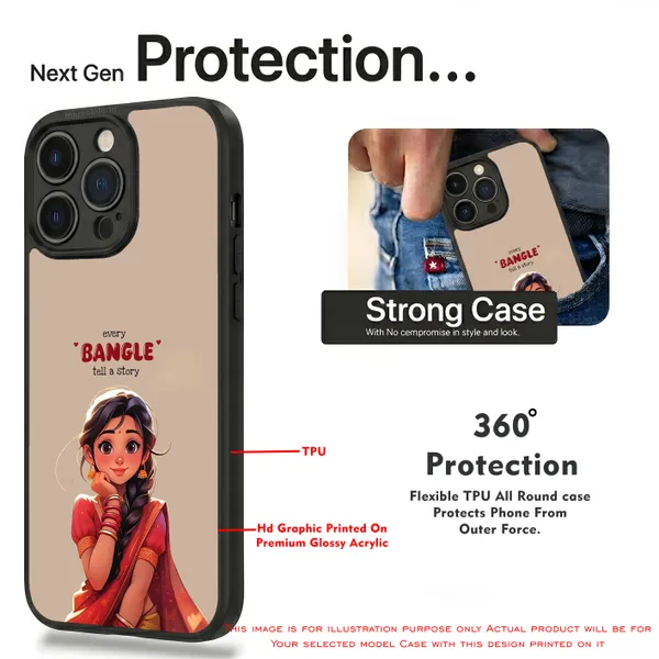 Beige_Illustrated_Bangle_Story_Design_Printed_Premium_Glossy_Back_Case_Cover_With_Camera_Protection_Mk000053_Bx