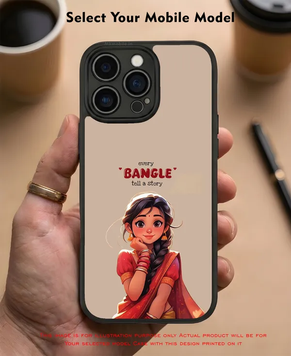 Beige_Illustrated_Bangle_Story_Design_Printed_Premium_Glossy_Back_Case_Cover_With_Camera_Protection_Mk000053_Bx