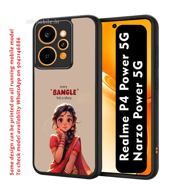 Beige_Illustrated_Bangle_Story_Design_Printed_Premium_Glossy_Back_Case_Cover_With_Camera_Protection_For_Realme_P4_Power_5G_/_Narzo_Power_5G_Mk000053_Bx