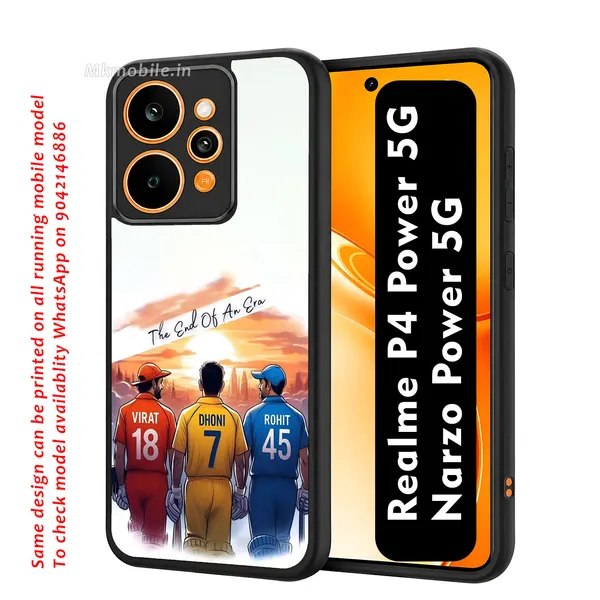 The_End_Of_An_Era_Virat_Dhoni_Rohit_Tribute_Design_Printed_Premium_Glossy_Back_Case_Cover_With_Camera_Protection_For_Realme_P4_Power_5G_/_Narzo_Power_5G_Mk000057_Bx